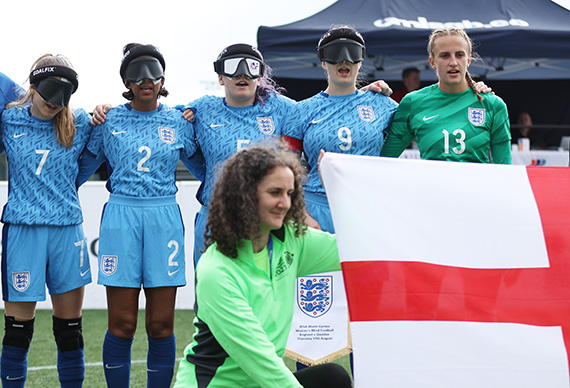 England women's blind team