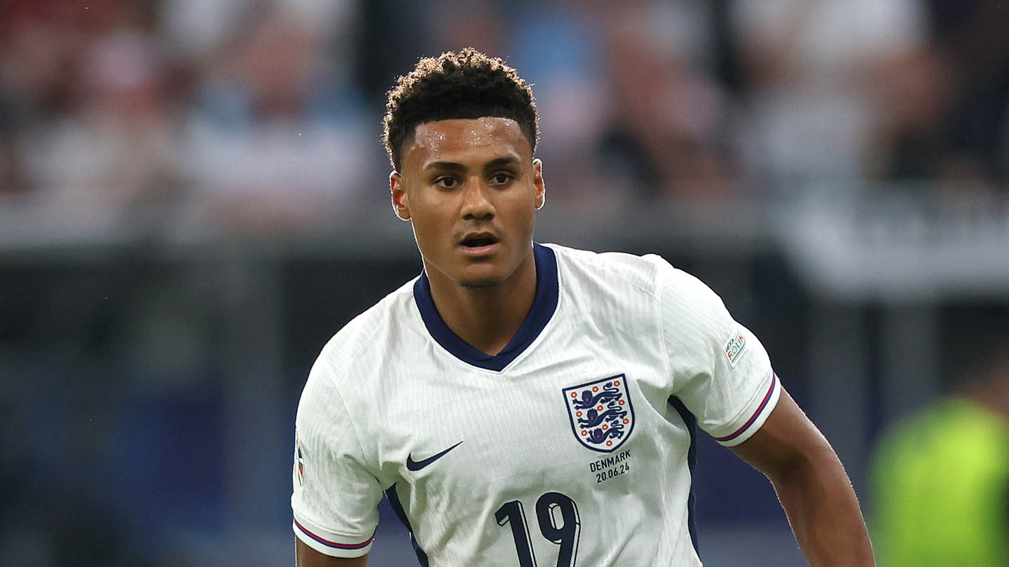 Ollie Watkins during England v Denmark at EURO 2024