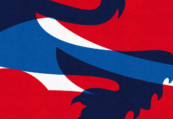 Three lions background graphic