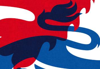 Three lions background graphic